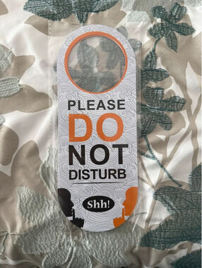 Do Not Disturb - Door Knob Hanger Sign